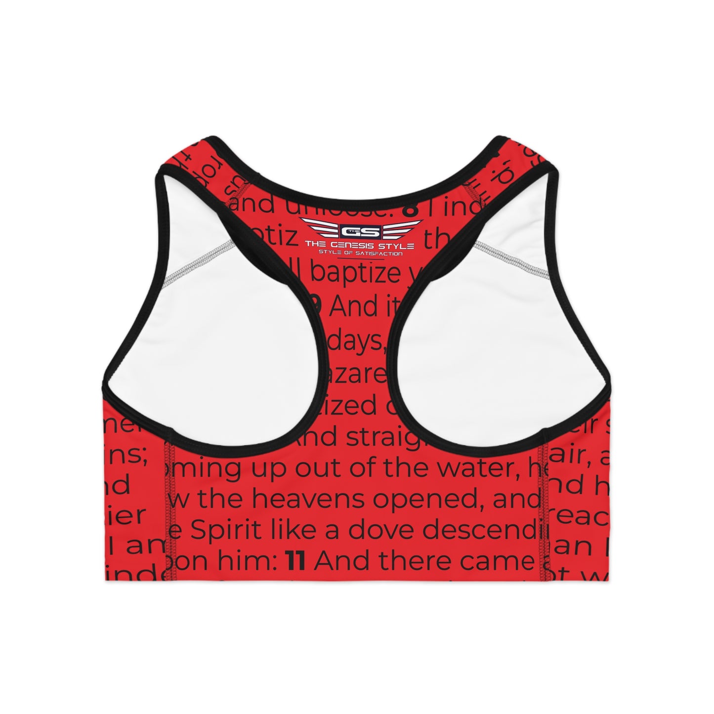 Gospel Mark Sports Bra, Inspirational Workout Gear, Faith-Based Fitness Top, Activewear for Believers, Bible Verse Apparel