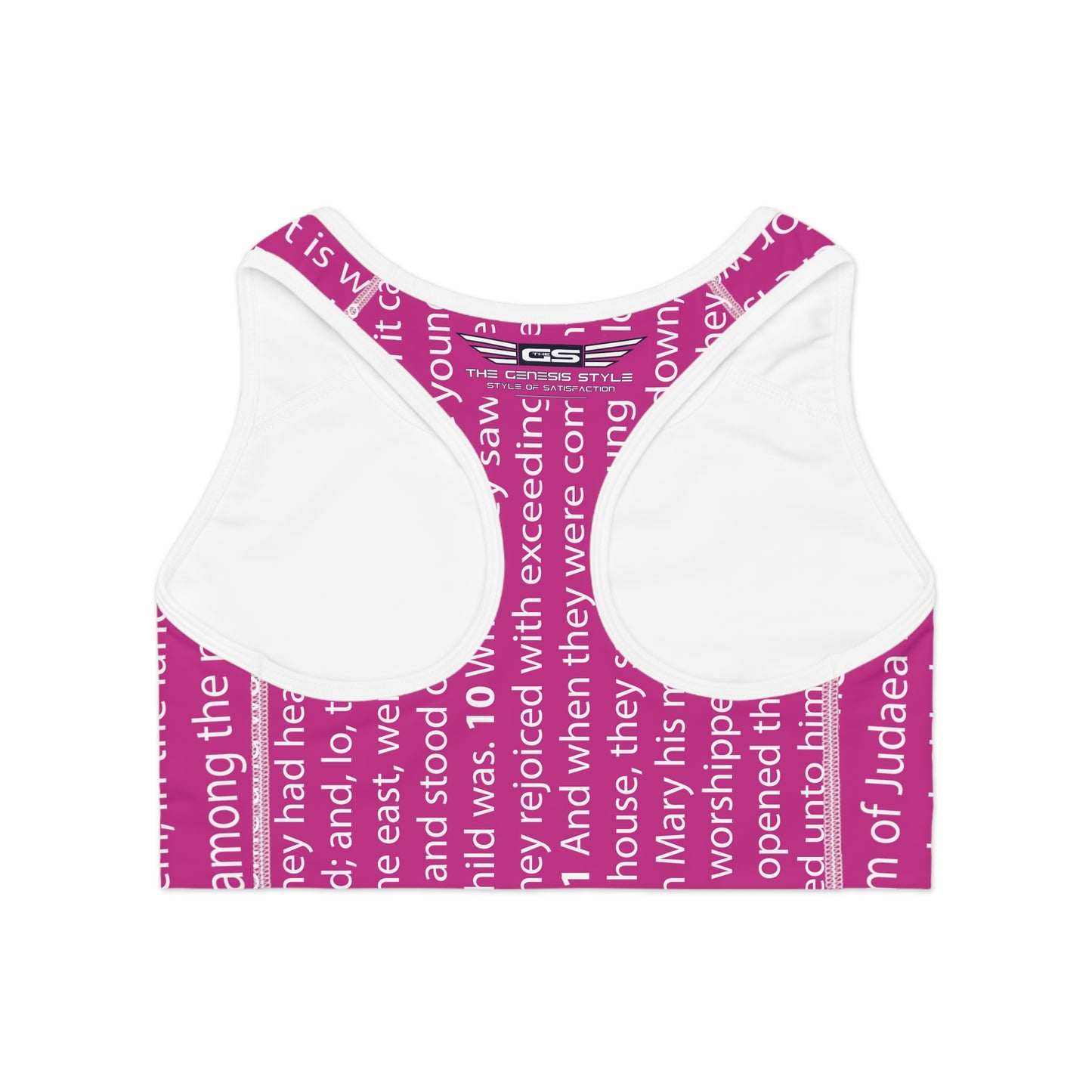 Gospel Inspired Sports Bra, Inspirational Activewear, Workout Gear, Faith-Based Fitness, Comfortable Sportswear, Christian Apparel