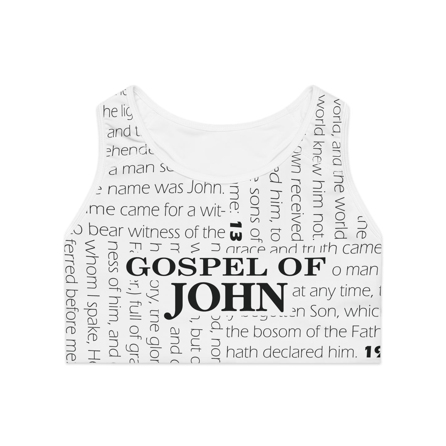 SPORTS BRA - Gospel of John