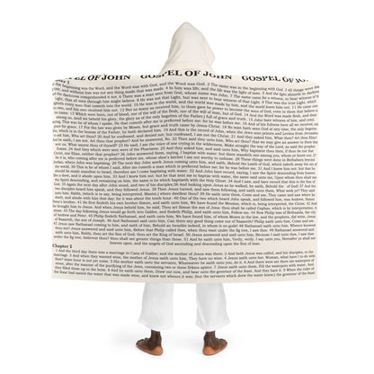 Hooded Sherpa Fleece Blanket - White, Gospel of John
