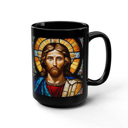 "JESUS" MUG, Colossians 2:9, Black