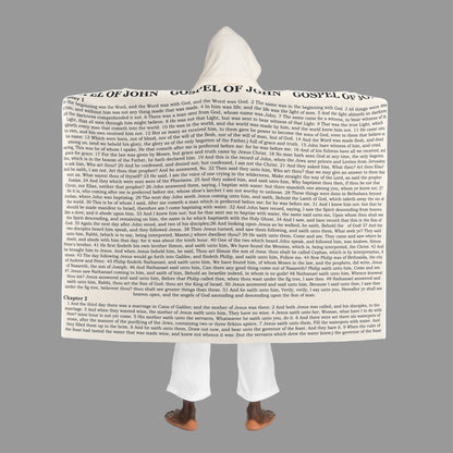 Gospel of John Hooded Sherpa Blanket – Pure White