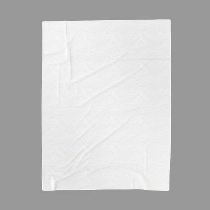 Gospel of Matthew Purple Velveteen Plush Blanket with Scriptures Print