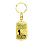 Stunning Graphic Dog Tag Keychain for Husband with YOUR PERSONAL ENGRAVING for YOUR HUSBAND