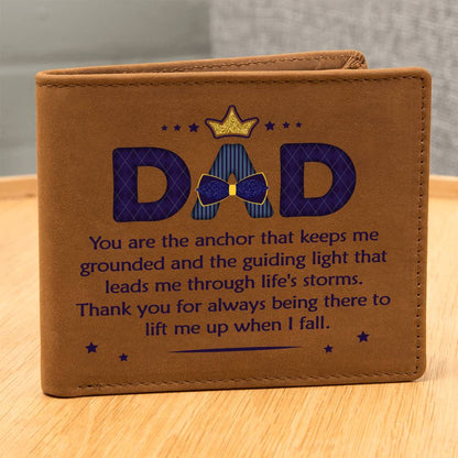 Excellent Graphic Leather Wallet FOR YOUR DAD