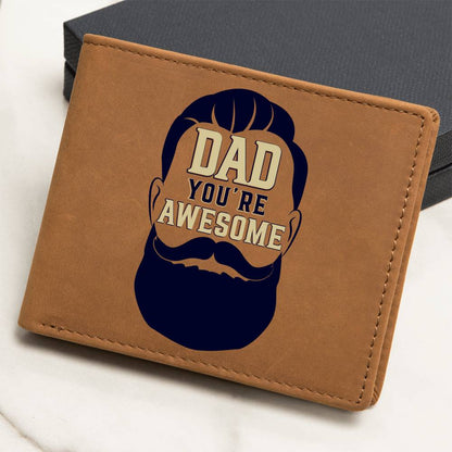 Excellent Graphic Leather Wallet FOR YOUR DAD