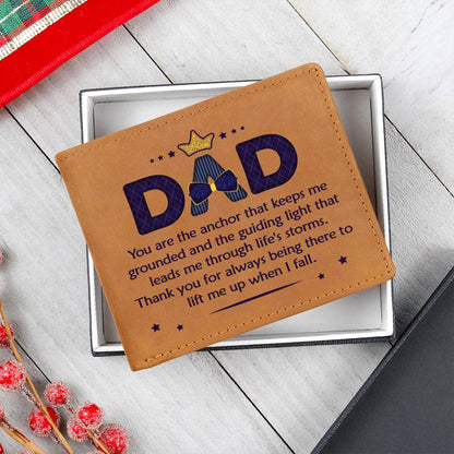 Excellent Graphic Leather Wallet FOR YOUR DAD