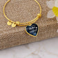 Best-Seller Heart or Circle Bangle Personalized for You, Relatives, or Friends