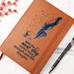 Impressive Graphic Leather Journal with message FOR EVERYONE