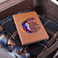 Impressive Graphic Leather Journal with message FOR YOUR SON