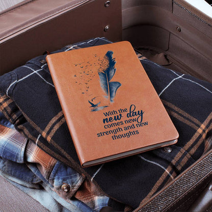 Impressive Graphic Leather Journal with message FOR EVERYONE