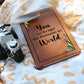 Impressive Graphic Leather Journal with message FOR EVERYONE