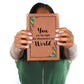 Impressive Graphic Leather Journal with message FOR EVERYONE