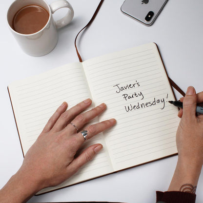 Impressive Graphic Leather Journal with message FOR EVERYONE