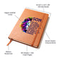 Impressive Graphic Leather Journal with message FOR YOUR SON