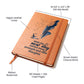 Impressive Graphic Leather Journal with message FOR EVERYONE