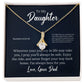 Stunning "Alluring Beauty" Necklace with Message Card and Blessing FOR YOUR AMAZING DAUGHTER