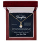 Stunning "Alluring Beauty" Necklace with Message Card and Blessing FOR YOUR AMAZING DAUGHTER