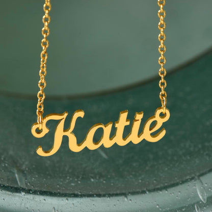 CREATE YOUR OWN Adjustable Horizontal Unique Significant Meaningful NAME Necklace