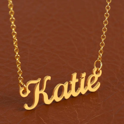 CREATE YOUR OWN Adjustable Horizontal Unique Significant Meaningful NAME Necklace