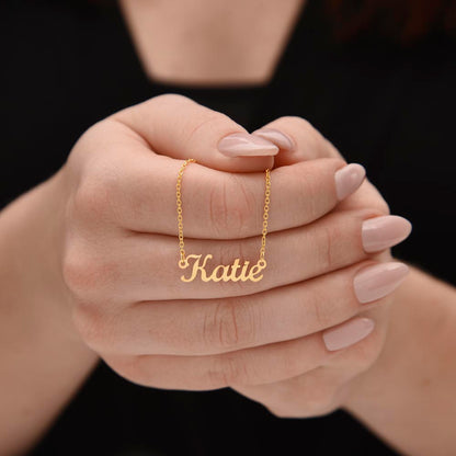 CREATE YOUR OWN Adjustable Horizontal Unique Significant Meaningful NAME Necklace