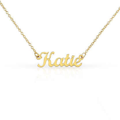 CREATE YOUR OWN Adjustable Horizontal Unique Significant Meaningful NAME Necklace