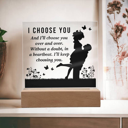 Spectacular Printed Square Acrylic Plaque FOR YOUR LOVED ONE