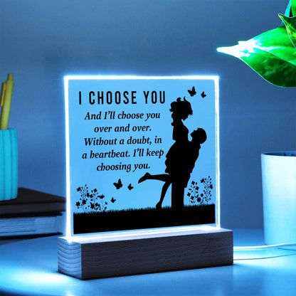 Spectacular Printed Square Acrylic Plaque FOR YOUR LOVED ONE