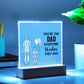 Spectacular Printed Square Acrylic Plaque FOR DAD