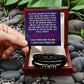 Trending Men's Luxury "Love You Forever" Leather Bracelet with Love Message Card JUST FOR HIM