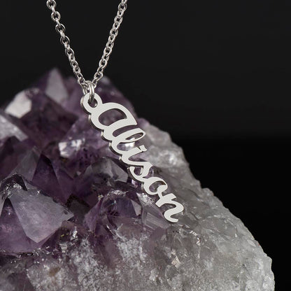CREATE YOUR OWN Adjustable Vertical Unique Significant Meaningful MULTI-NAME Necklace with Message Card for MOTHER