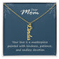 CREATE YOUR OWN Adjustable Vertical Unique Significant Meaningful MULTI-NAME Necklace with Message Card for MOM