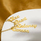 CREATE YOUR OWN Adjustable Vertical Unique Significant Meaningful MULTI-NAME Necklace with Message Card for MOM
