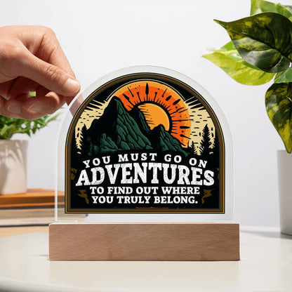 Spectacular Printed Dome Acrylic Plaque FOR EVERYONE