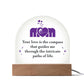 Spectacular Printed Dome Acrylic Plaque FOR WONDERFUL MOM