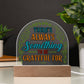 Spectacular Printed Dome Acrylic Plaque FOR EVERYONE