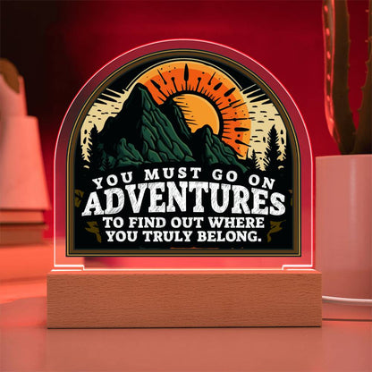 Spectacular Printed Dome Acrylic Plaque FOR EVERYONE