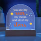 Spectacular Printed Dome Acrylic Plaque FOR YOUR LOVED ONE