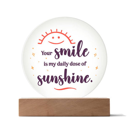 Spectacular Printed Circle Acrylic Plaque FOR EVERYONE