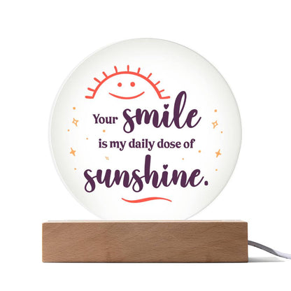Spectacular Printed Circle Acrylic Plaque FOR EVERYONE