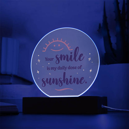 Spectacular Printed Circle Acrylic Plaque FOR EVERYONE