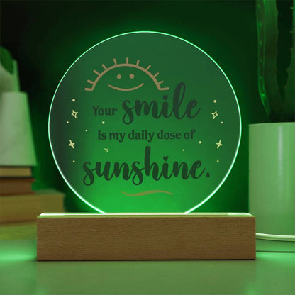 Spectacular Printed Circle Acrylic Plaque FOR EVERYONE