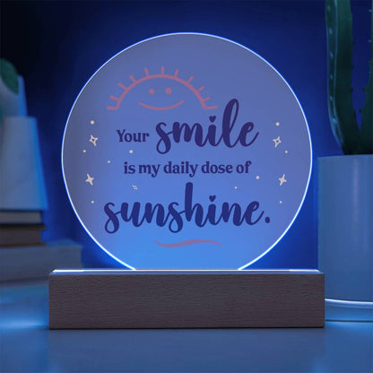 Spectacular Printed Circle Acrylic Plaque FOR EVERYONE