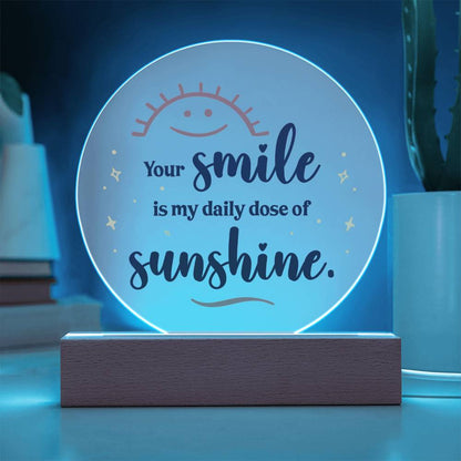 Spectacular Printed Circle Acrylic Plaque FOR EVERYONE