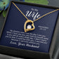 Amazing "Forever Love" Necklace with Message Card for YOUR  AMAZING WIFE