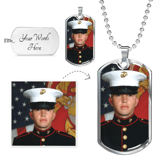 CREATE YOUR OWN Awesome Personalized Dog Tag on Military Ball Chain